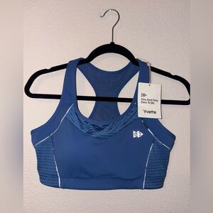 Yvette NWT Sculpt Racerback Line Padded Running Bra